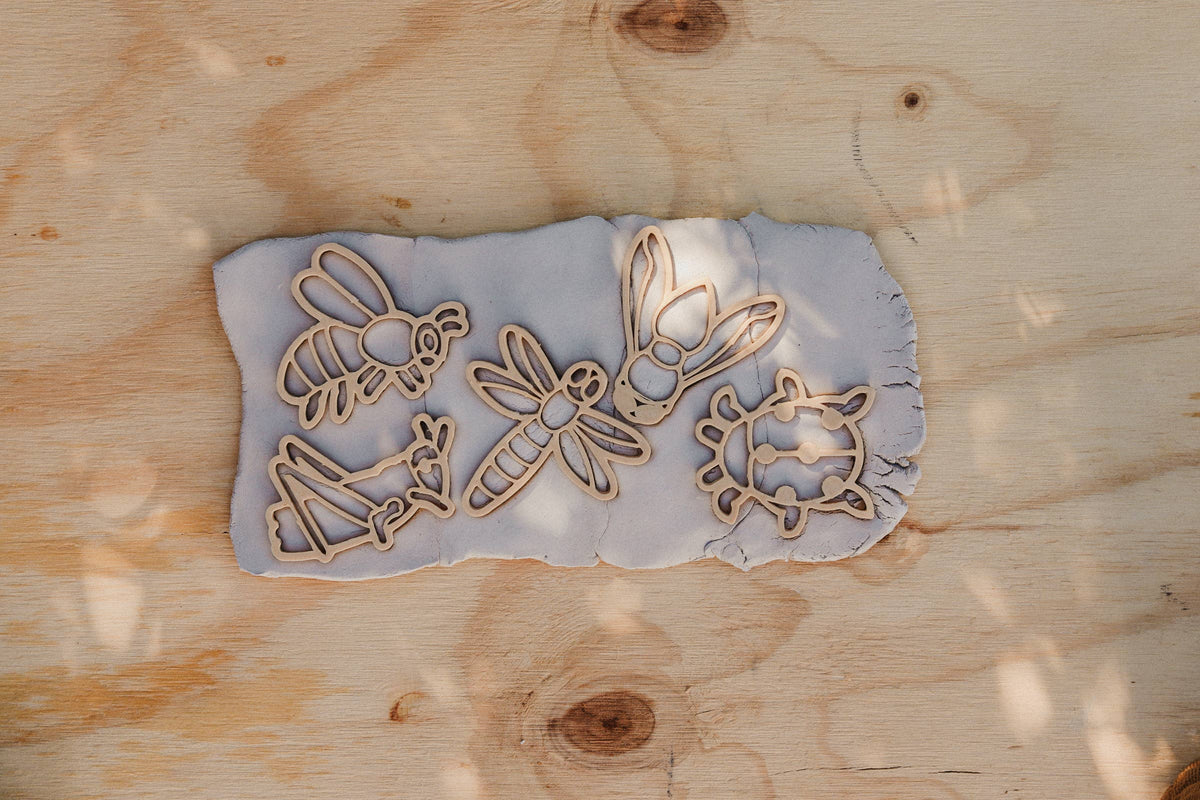Kinfolk Pantry - Insect Cutter Set - Eco Playdough Tool