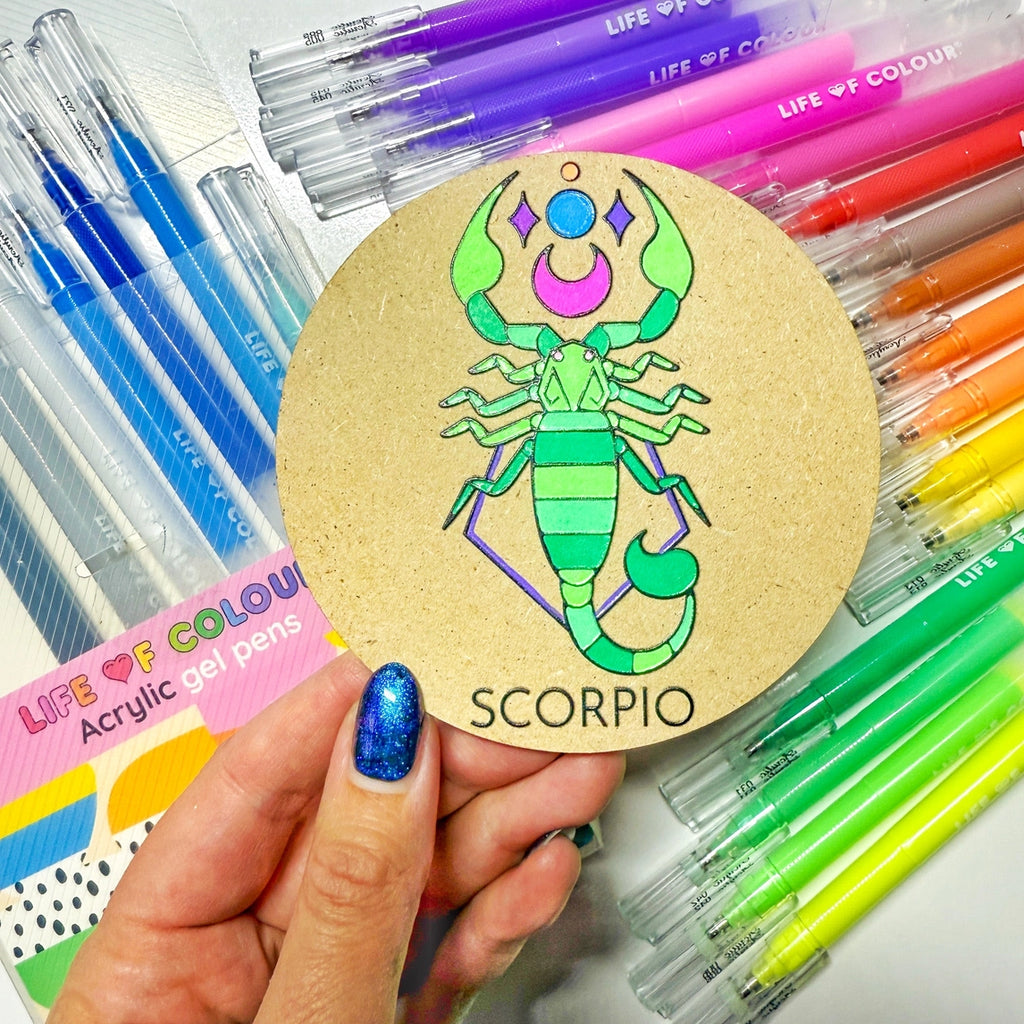 Life of Colour - Acrylic Gel Pens - Set of 24