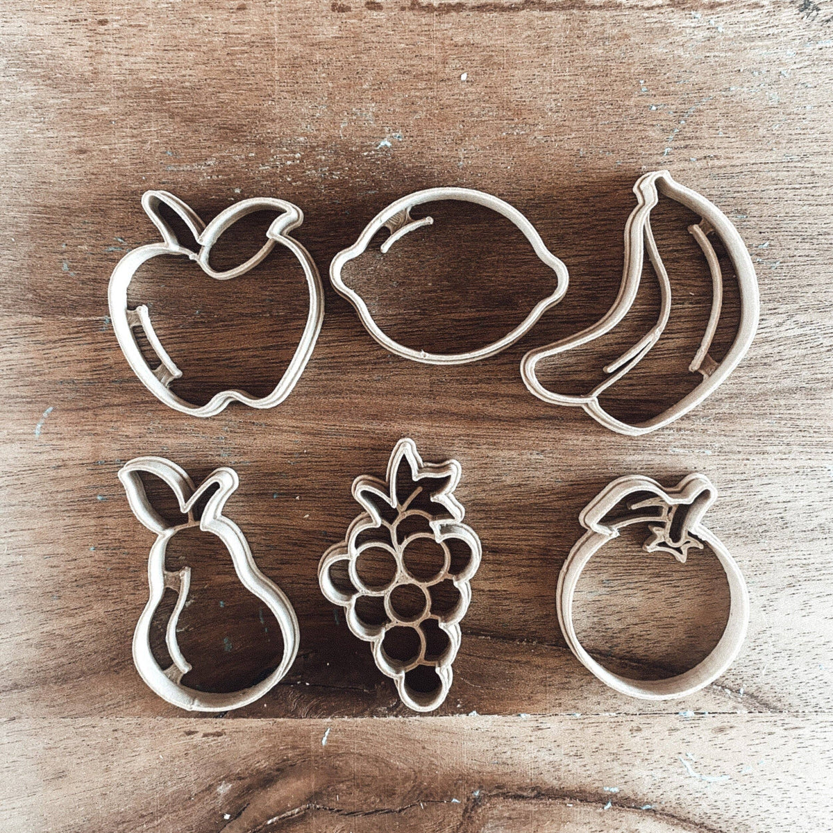 Kinfolk Pantry - Fruit Cutter Set - Eco Playdough Tool