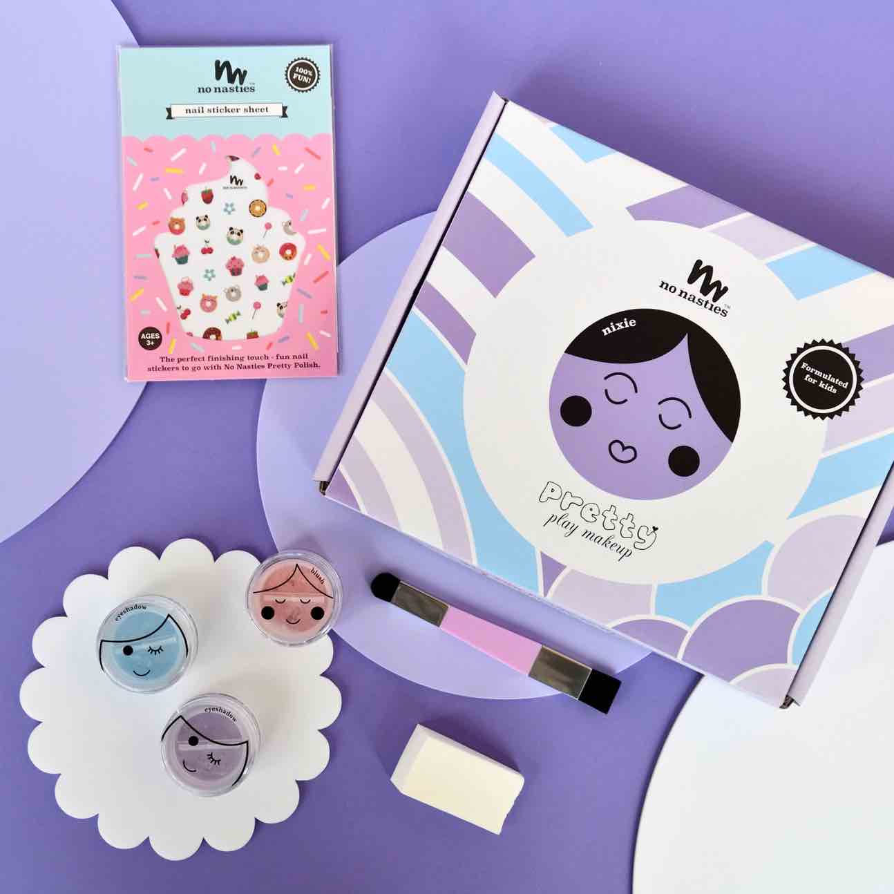 No Nasties Kids - Nixie Purple Natural Pretty Play Makeup Goody Pack