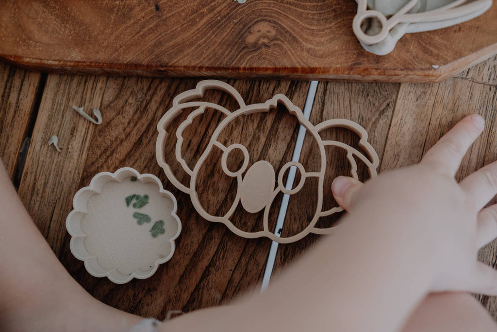 Kinfolk Pantry - Australian Animal Faces Cutter Set – Playdough Tools