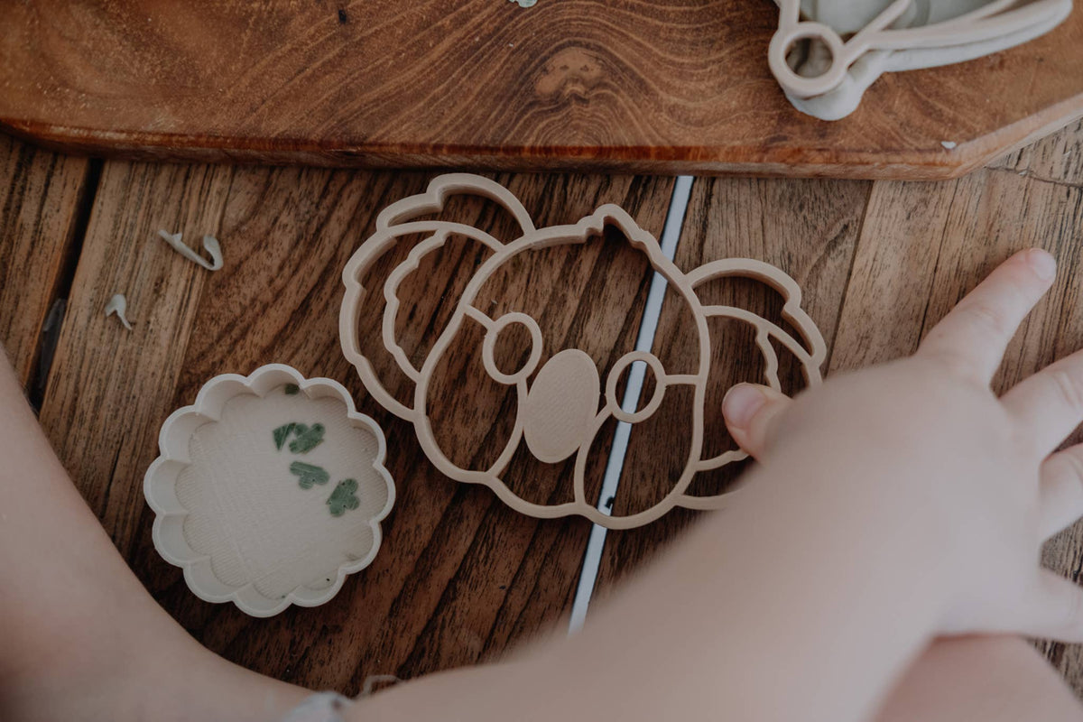 Kinfolk Pantry - Australian Animal Faces Cutter Set – Playdough Tools