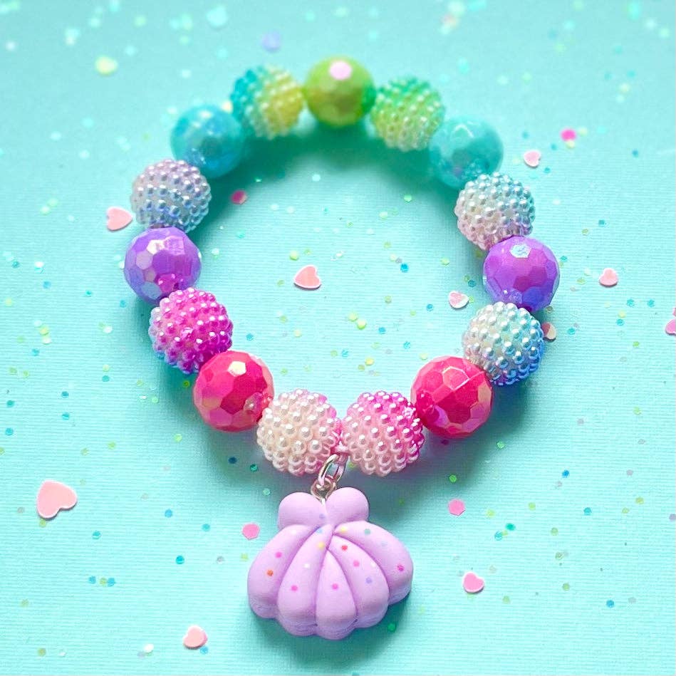Sweet as Sugar Jewellery Beaded Bracelet Matching Mermaid Necklace