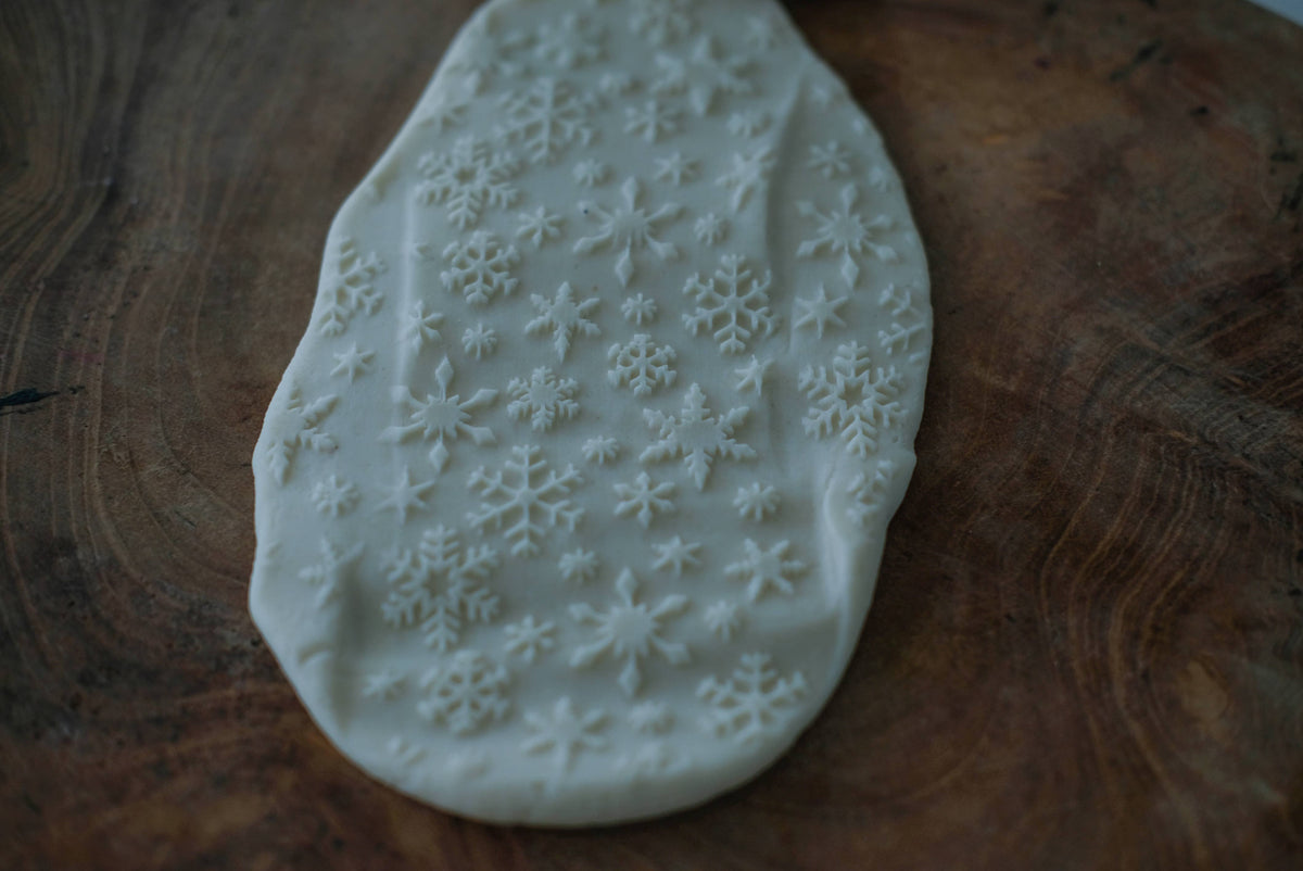 Kinfolk Pantry - Snowflake Roller - Eco Pattern Playdough Roller