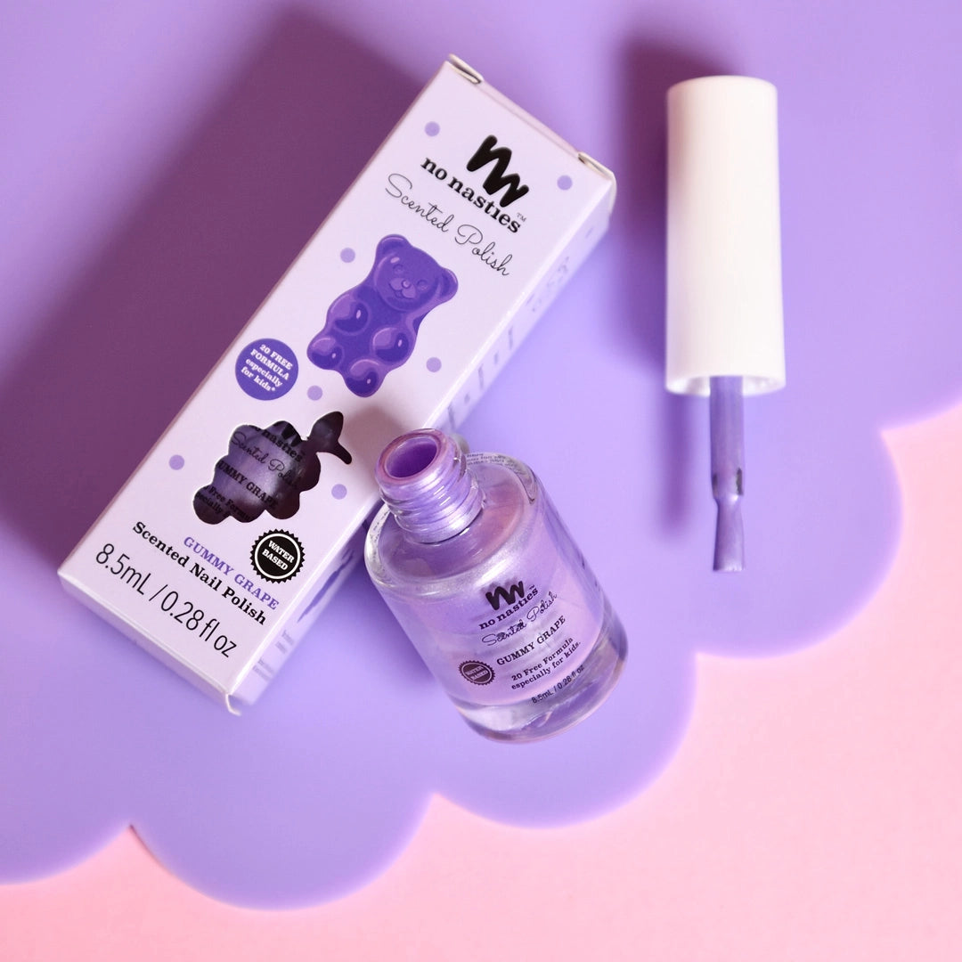 No Nasties Kids - Water Based Scented Scratch Off Kids Nail Polish