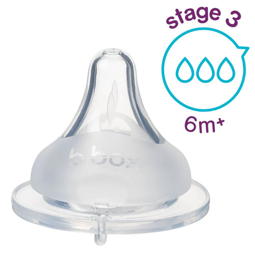 b.box - Baby Bottle Anti Colic Teats Stage 3 (6m+)