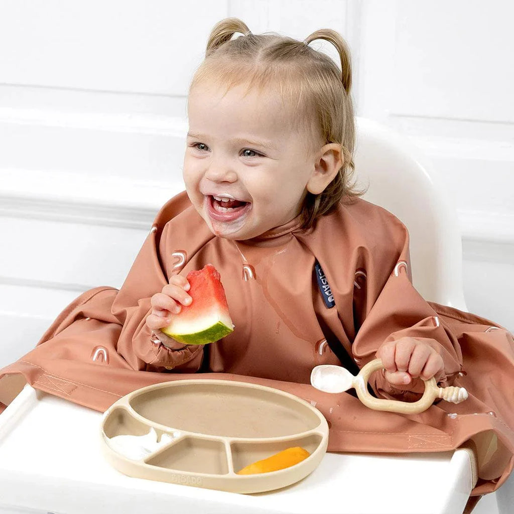 BIBaDo – Baby Weaning Coverall Bib – Chasing Rainbows