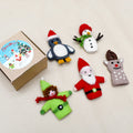 Tara Treasures - Christmas Santa, Finger Puppet Set