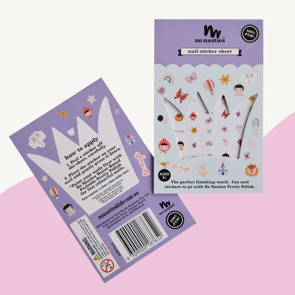 No Nasties Kids Nail Stickers