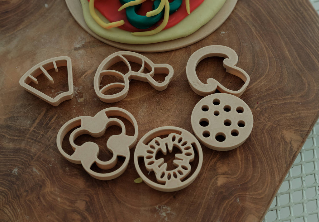 Kinfolk Pantry - Pizza Cutter Set - Eco Playdough Tool