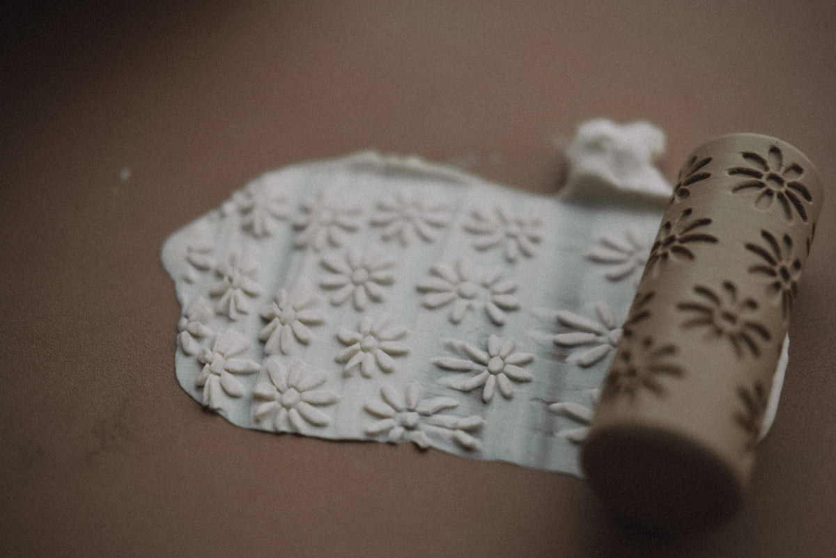 Kinfolk Pantry - Daisy Roller - Eco Pattern Playdough Roller