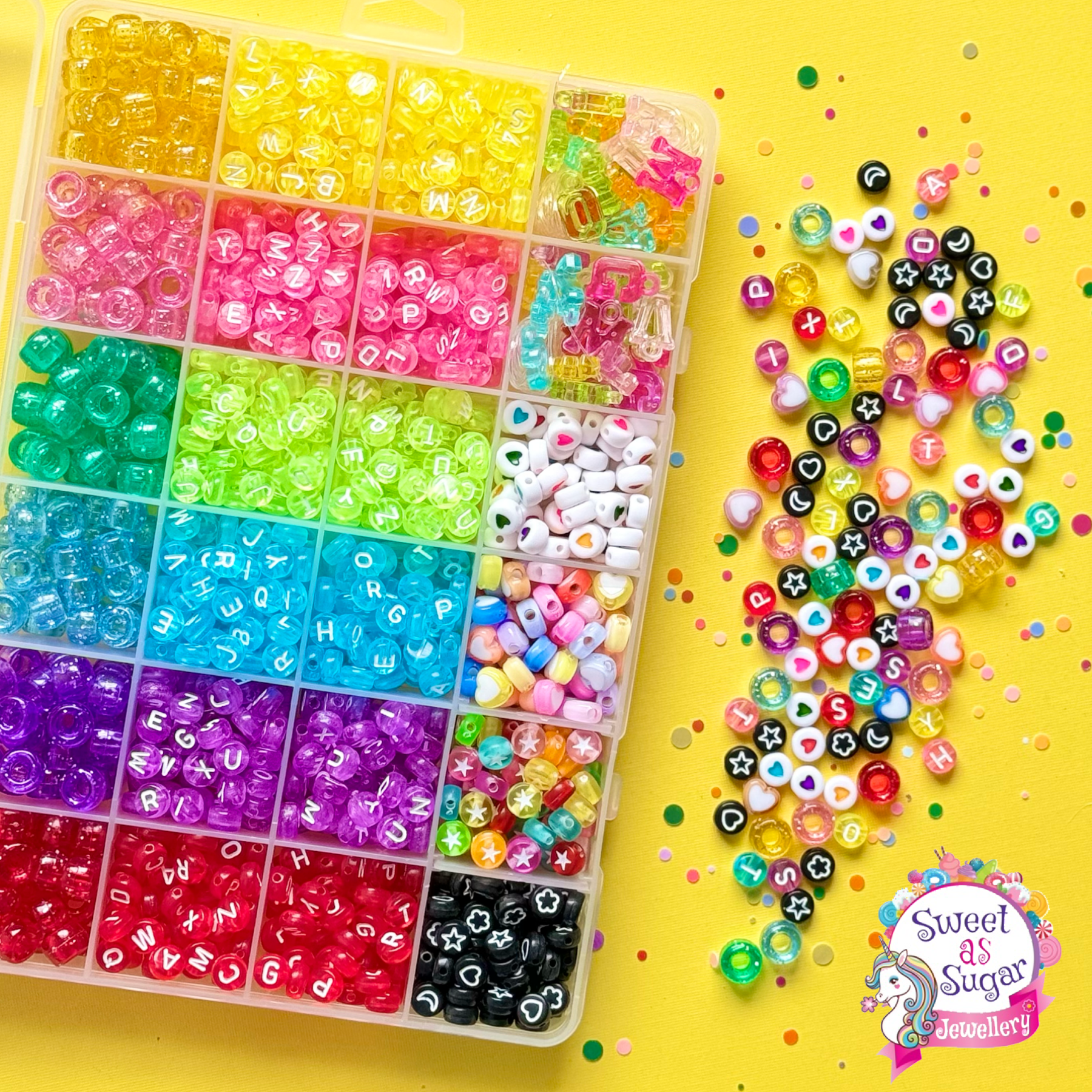 Sweet as Sugar Jewellery Making Kit Large Friendship Bracelets: Pastel Lovers