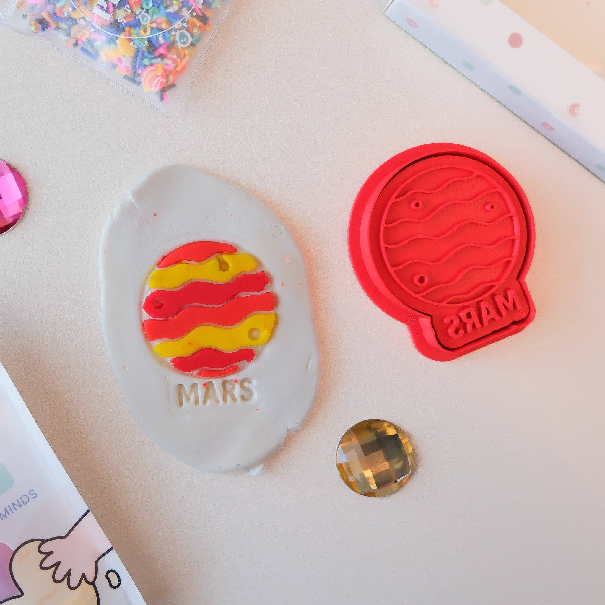 Play Sense - Eco Playdough Stamp | Limited Edition | Mars