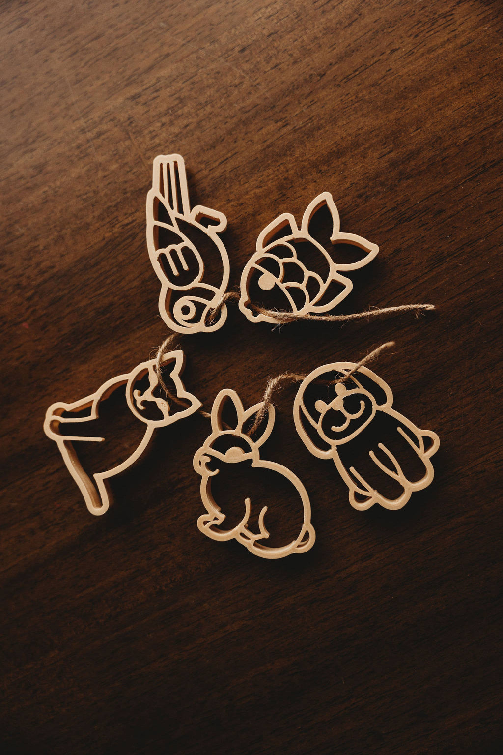 Kinfolk Pantry - Pets Cutter Set - Eco Playdough Tools