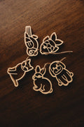 Kinfolk Pantry - Pets Cutter Set - Eco Playdough Tools