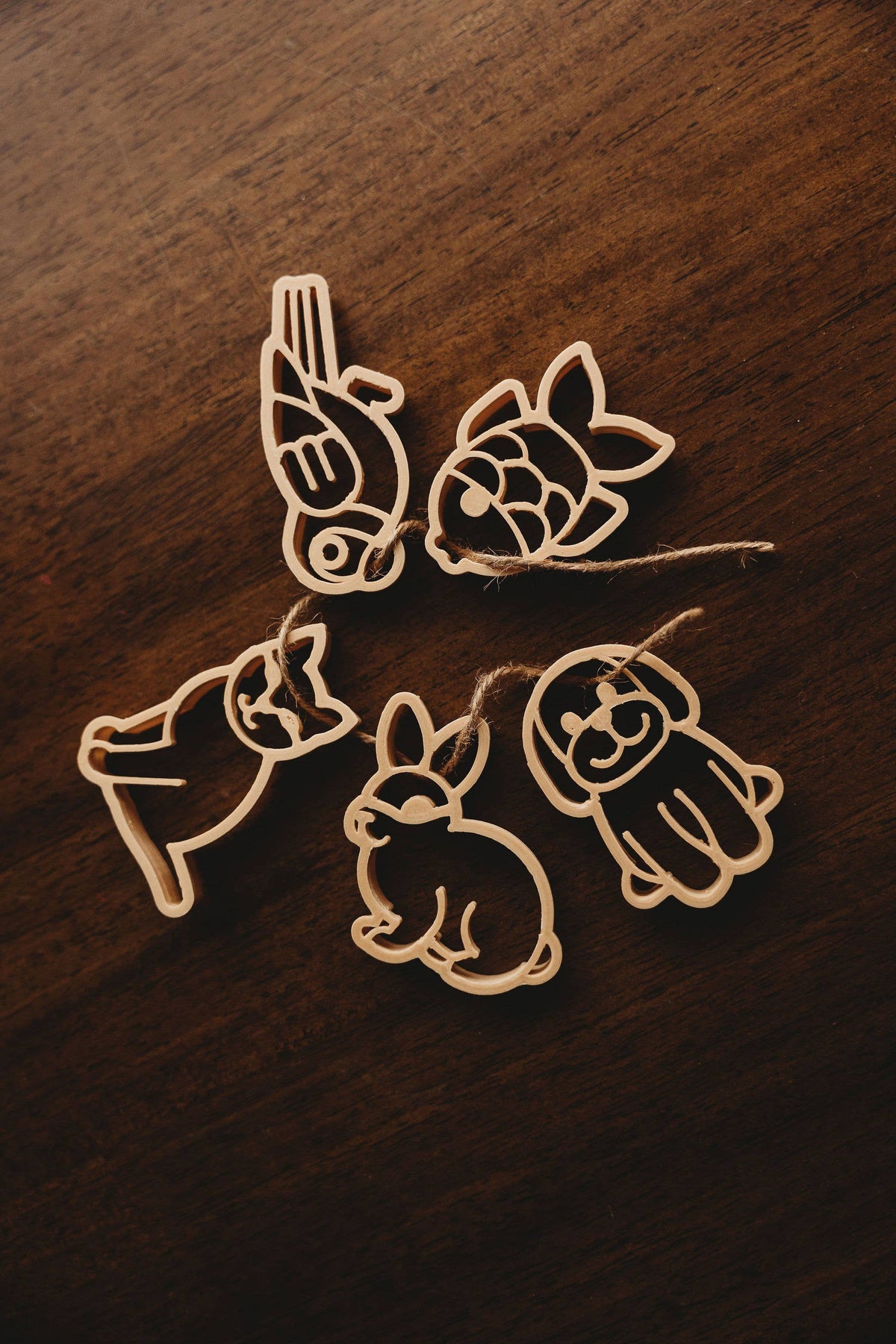 Kinfolk Pantry - Pets Cutter Set - Eco Playdough Tools