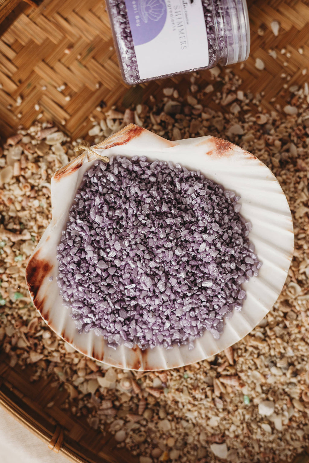 The Saltwater Collective - Pearl Bay - Light Purple Sea Salt Shimmers Small
