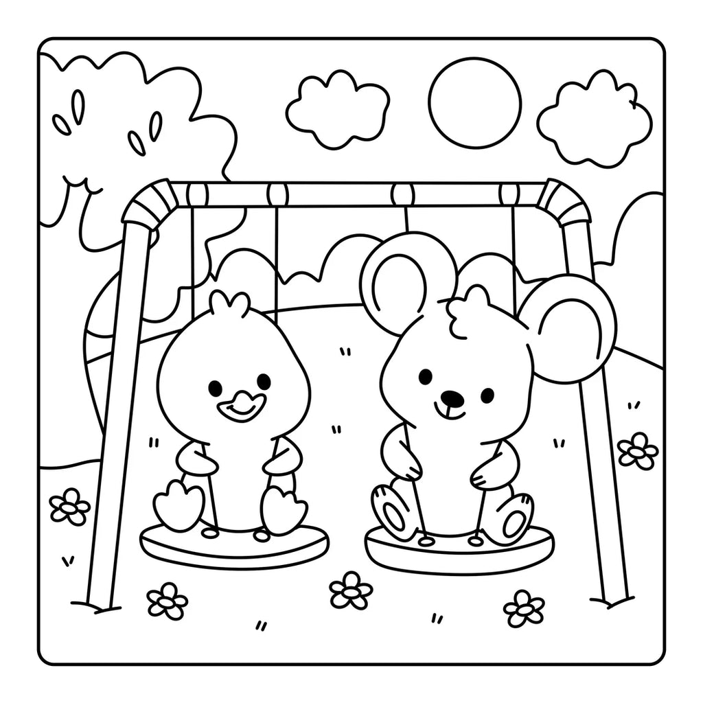Book | Happy Days - Calm Cuties Cosy Colouring