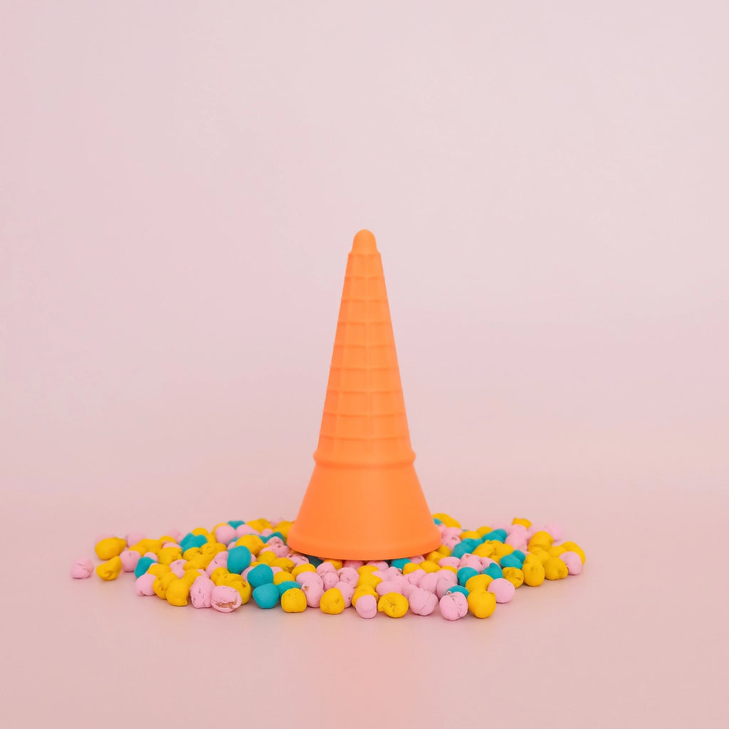 Play Sense - Eco Ice Cream Cone - Orange