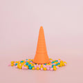 Play Sense - Eco Ice Cream Cone - Orange