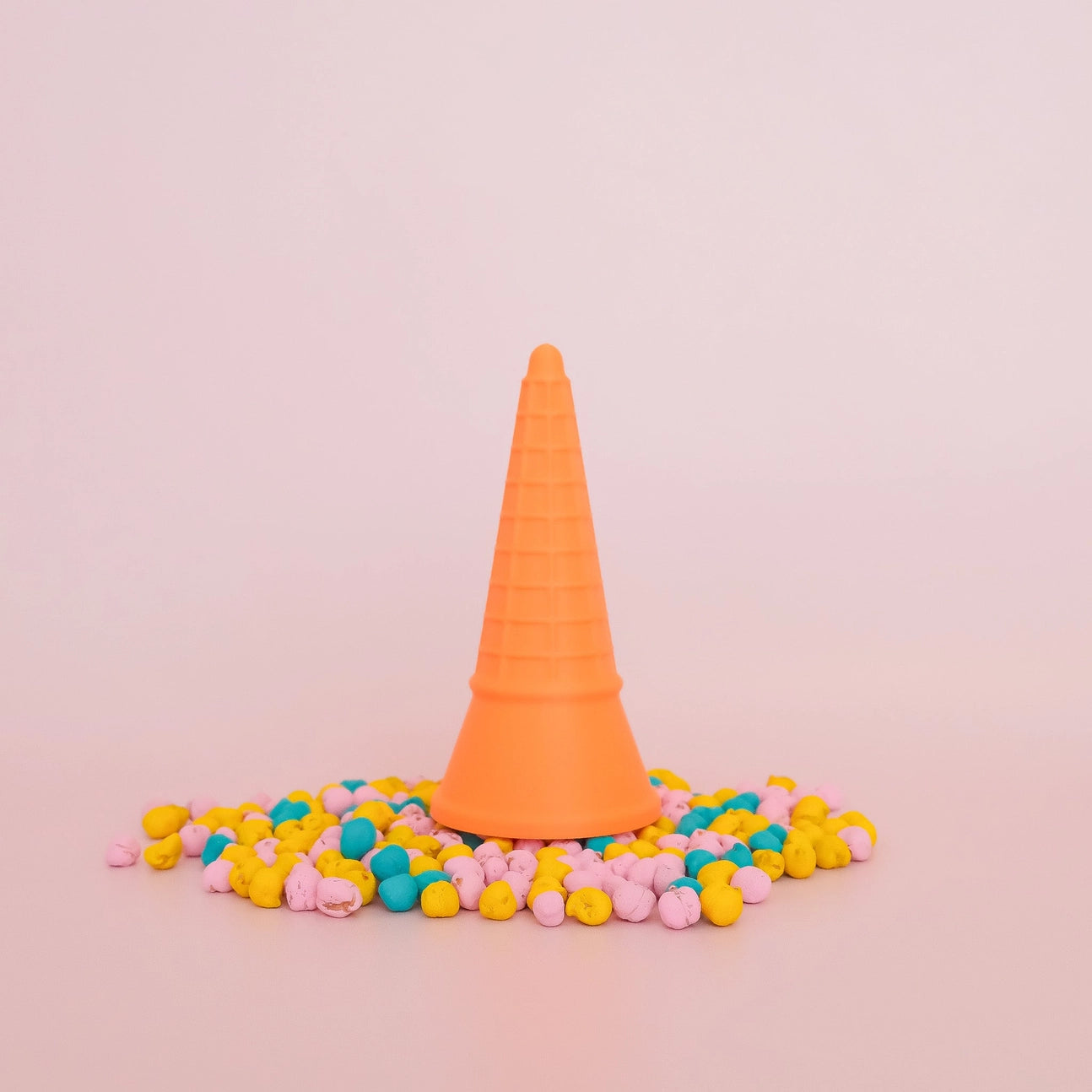 Play Sense - Eco Ice Cream Cone - Orange