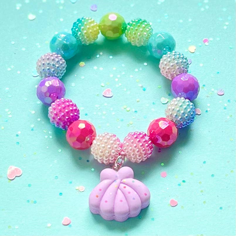 Sweet as Sugar Jewellery Beaded Bracelet Matching Mermaid Necklace