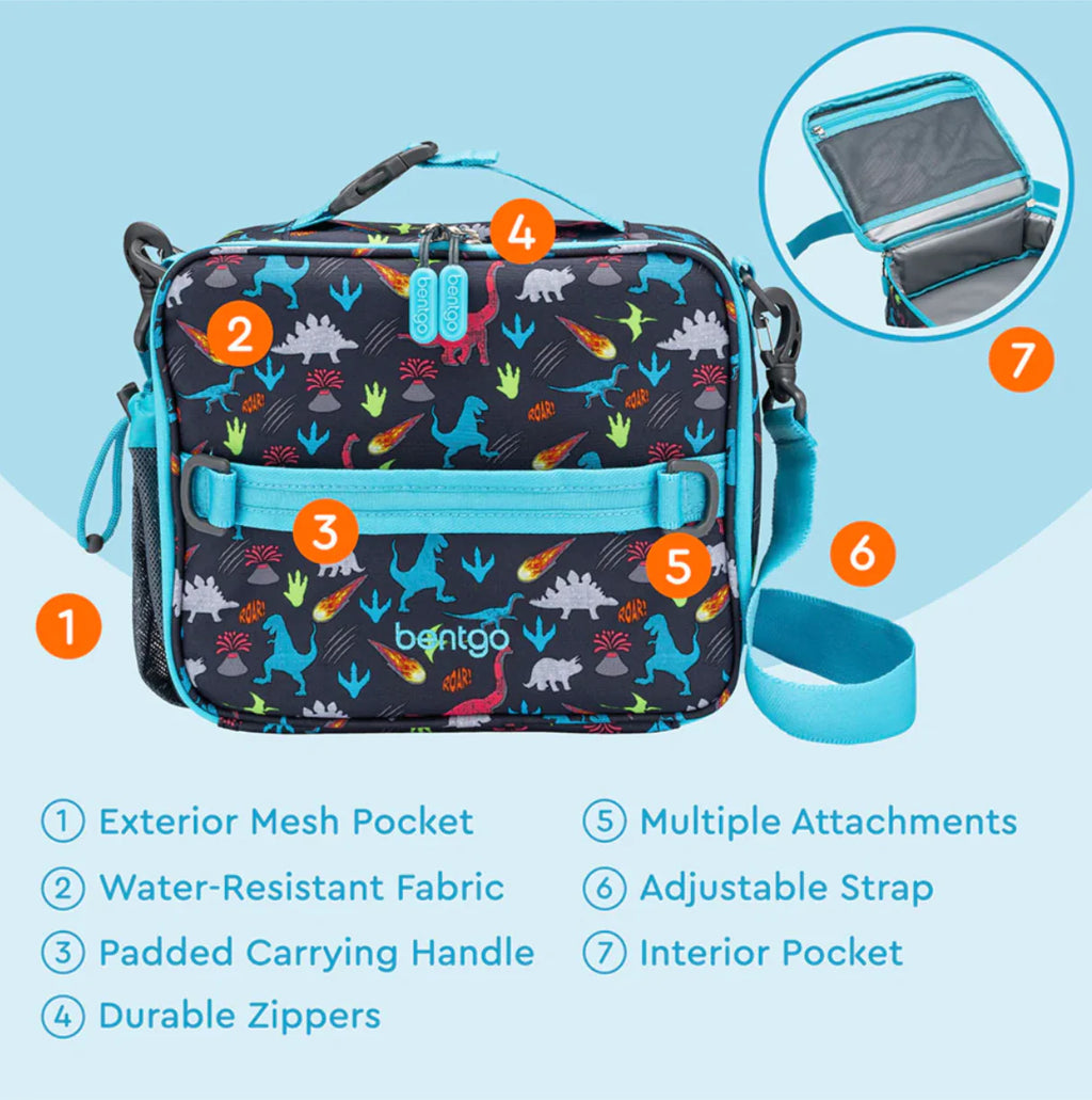Bentgo Kids Print Lunch Bag - Dinosaurs