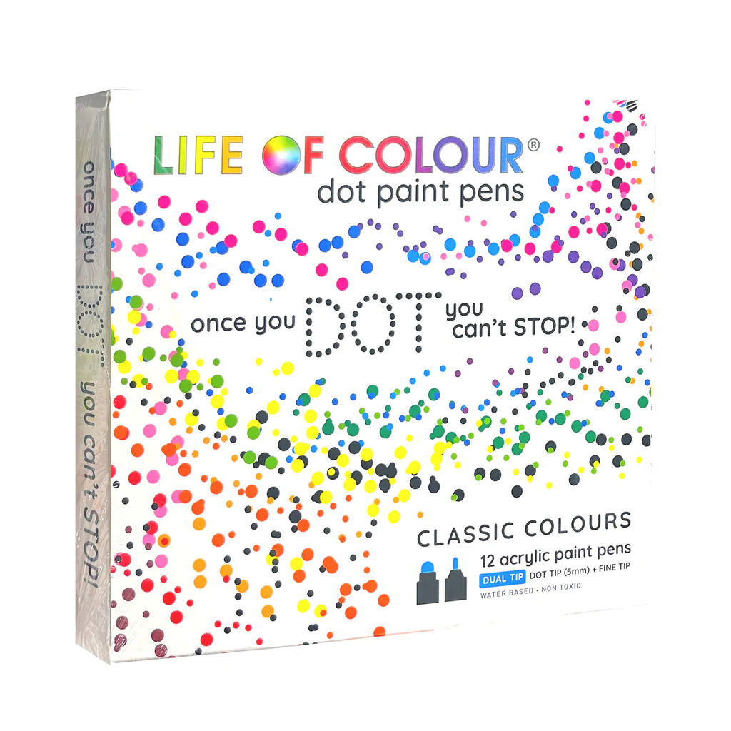 Life of Colour - Dot Markers Acrylic Paint Pens