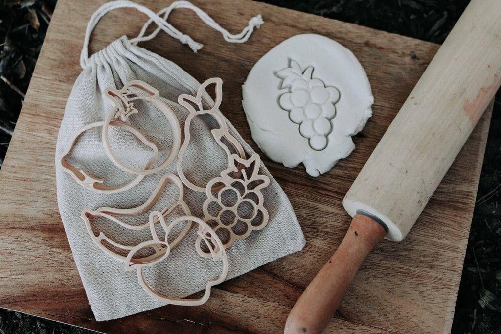 Kinfolk Pantry - Fruit Cutter Set - Eco Playdough Tool