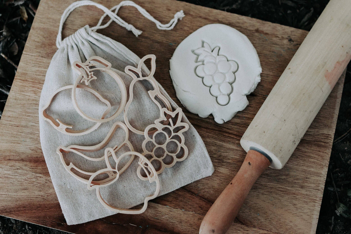 Kinfolk Pantry - Fruit Cutter Set - Eco Playdough Tool
