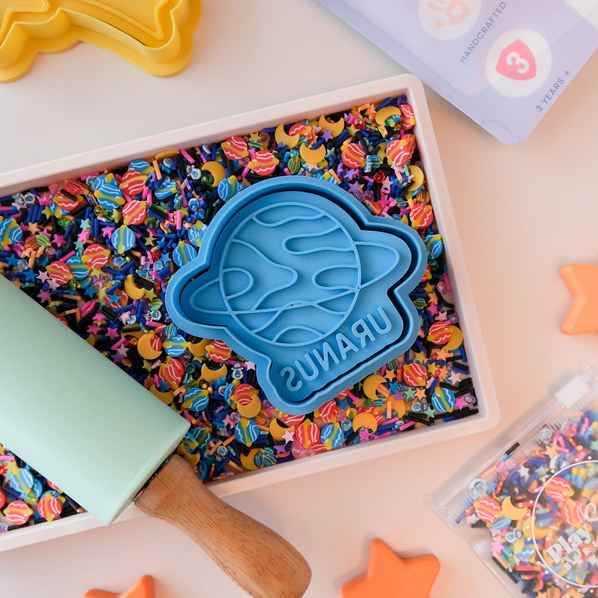 Play Sense - Eco Playdough Stamp | Limited Edition | Uranus