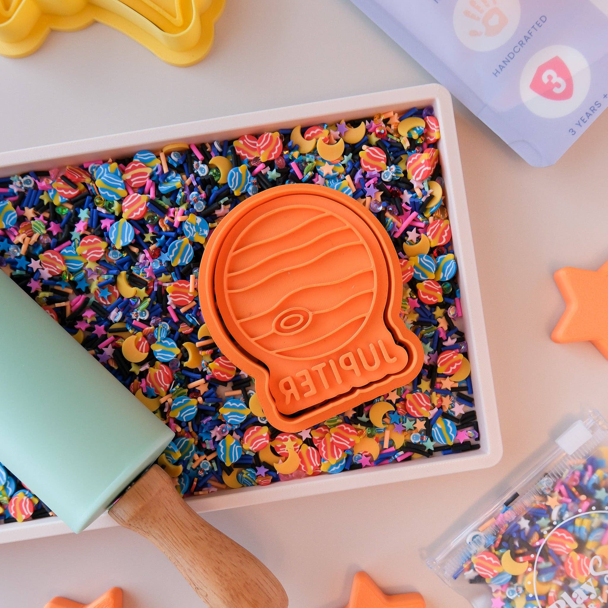 Play Sense - Eco Playdough Stamp | Limited Edition | Jupiter