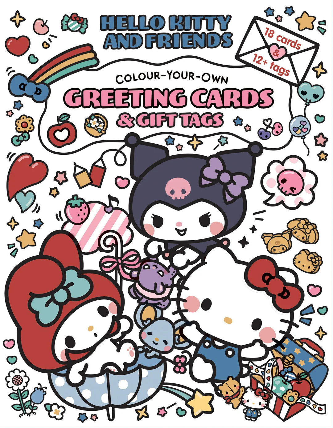 Book | Hello Kitty and Friends - Colour-Your-Own Greeting Cards and Gift Tags
