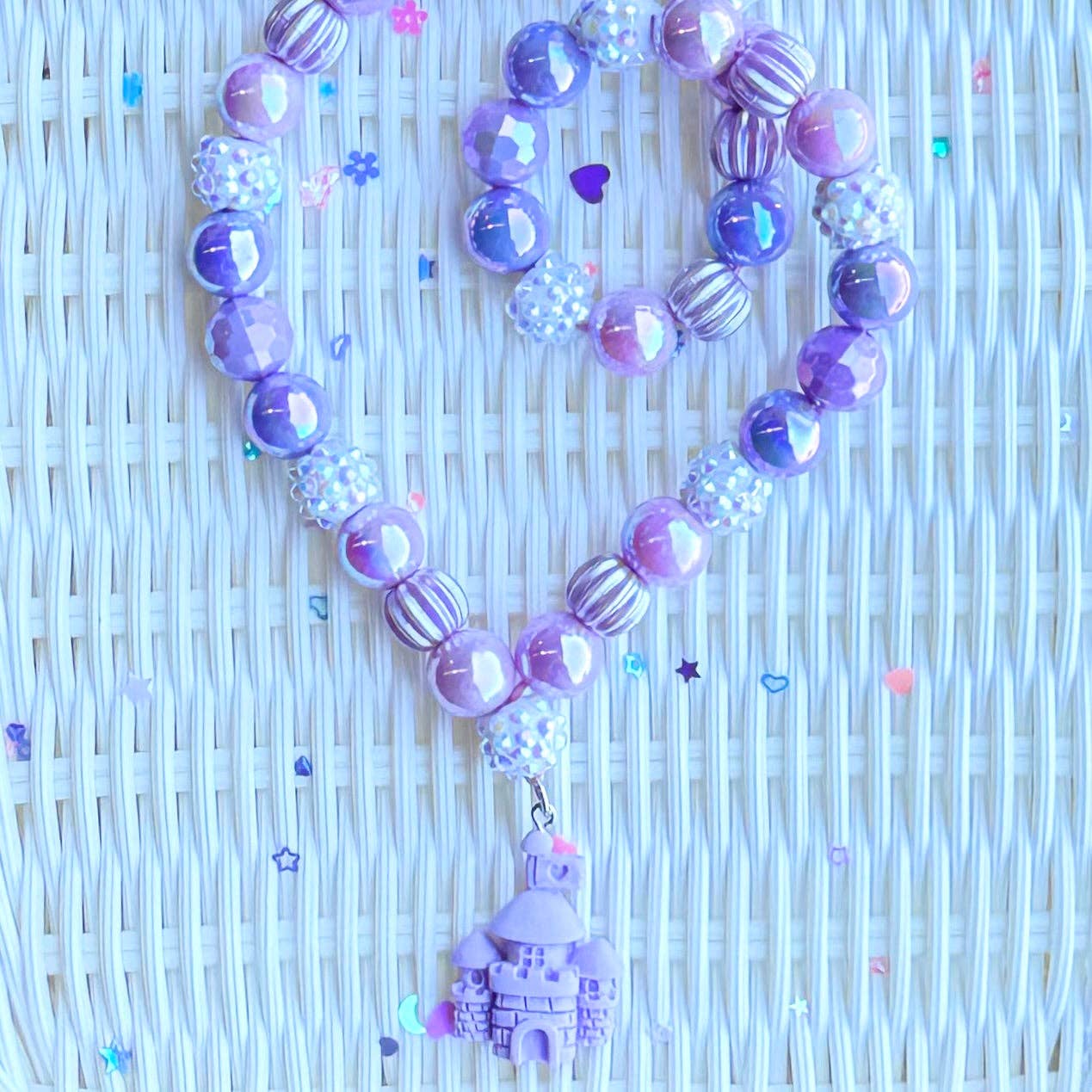 Sweet as Sugar Jewellery Beaded Necklace Castle