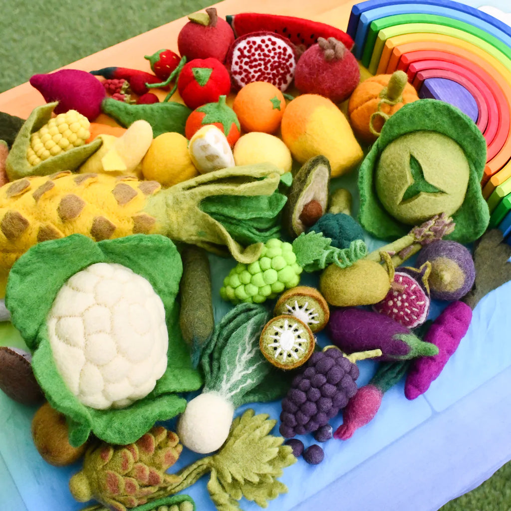 Tara Treasures - Felt Vegetables and Fruits - Set D