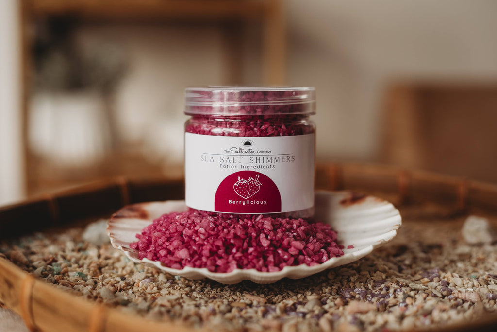 The Saltwater Collective - Berrylicious - Magenta Pink Sea Salt Shimmers Small