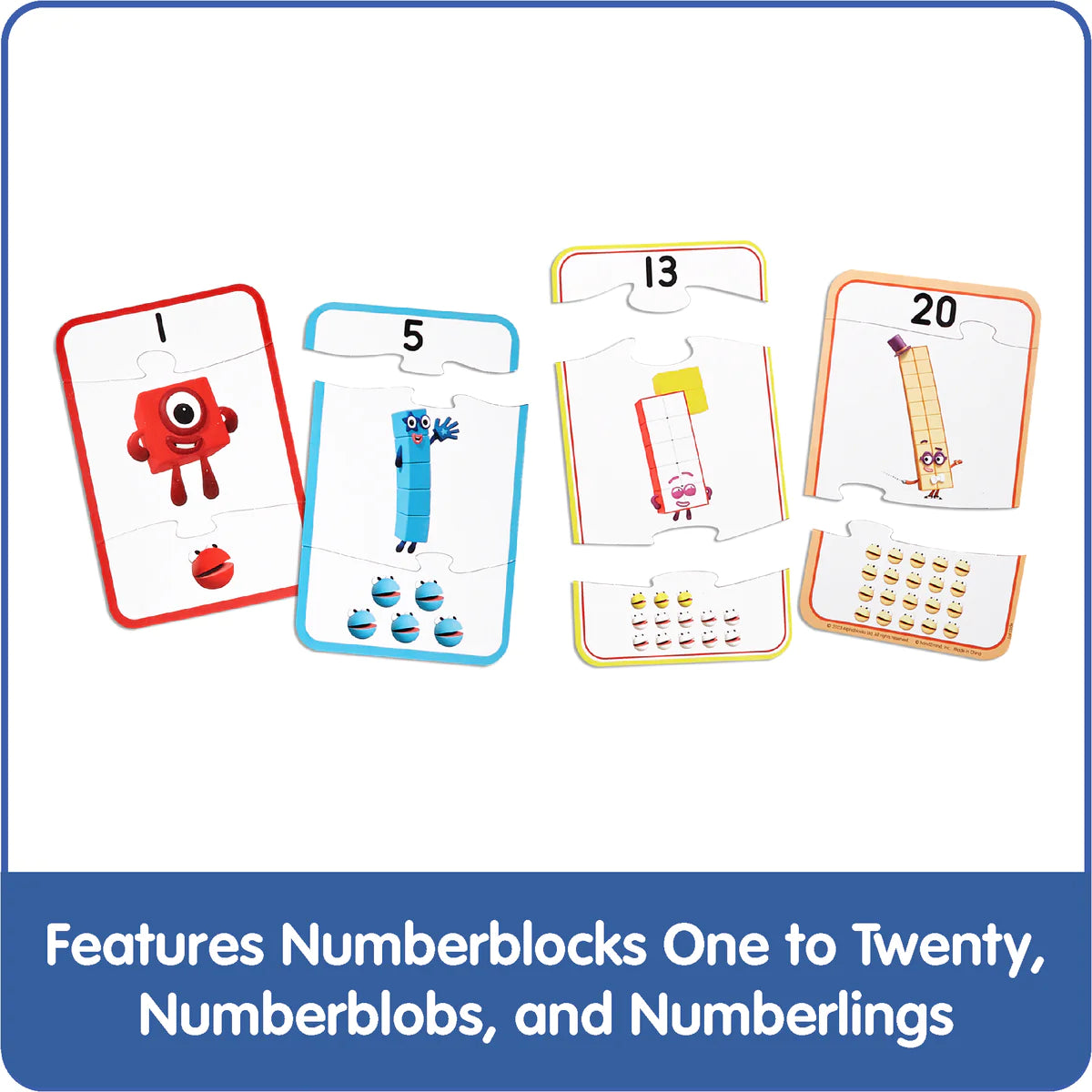 Hand2Mind - Numberblocks Counting Puzzle Set