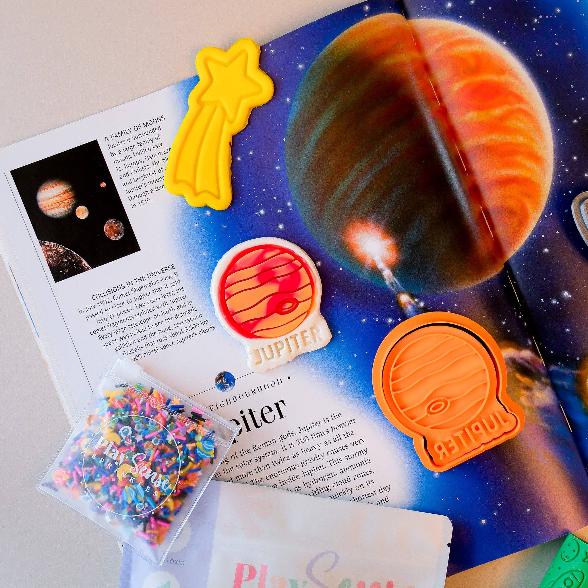 Play Sense - Eco Playdough Stamp | Limited Edition | Jupiter
