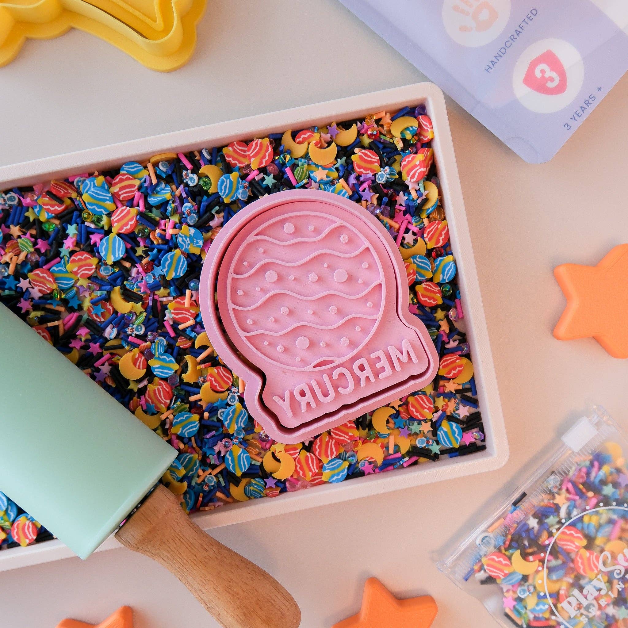Play Sense - Eco Playdough Stamp | Limited Edition | Mercury