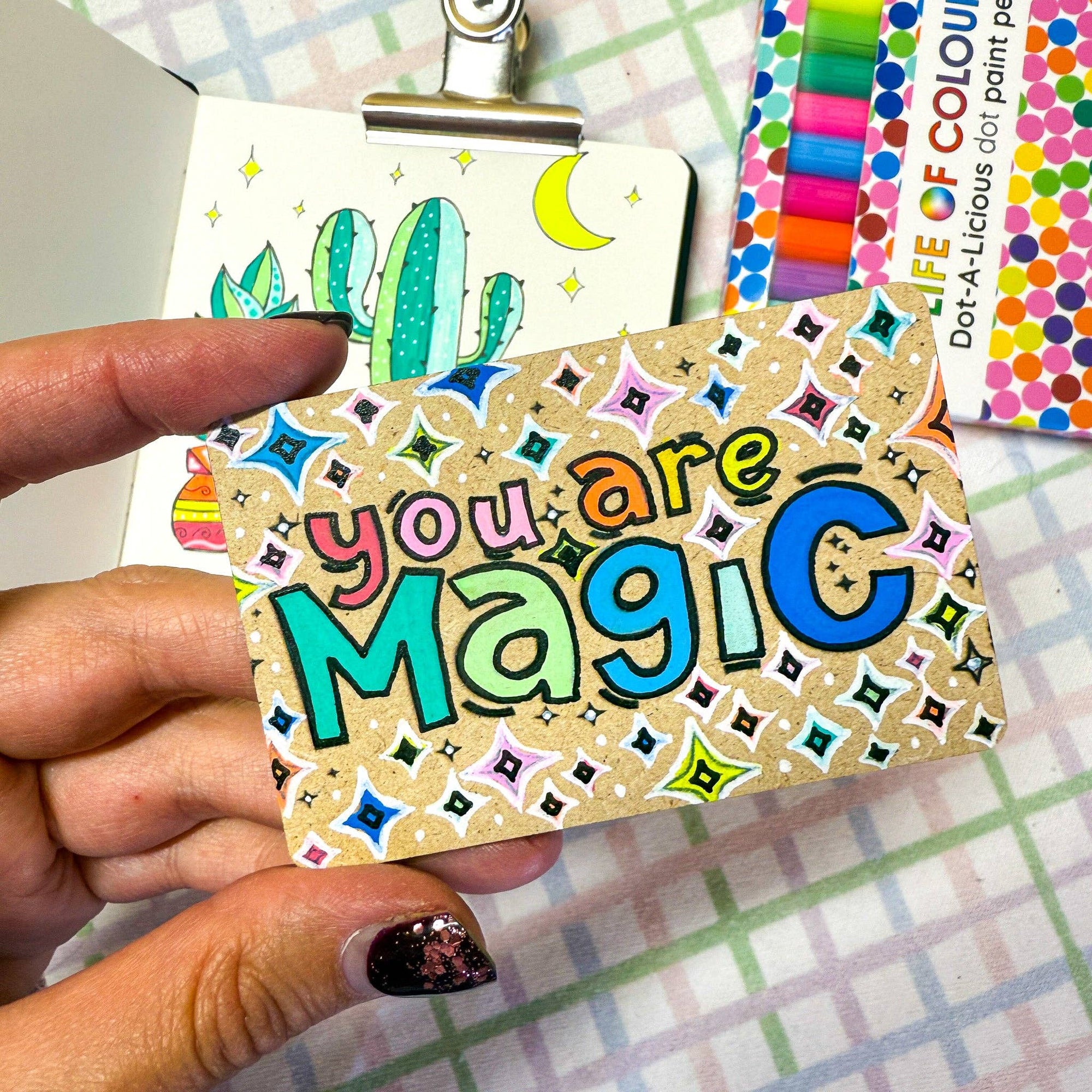 Life of Colour - Dot-A-Licious Acrylic Paint Pens -  Set of 12 Bright Colours