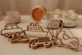Kinfolk Pantry - Transport Cutter Set - Eco Playdough Tool