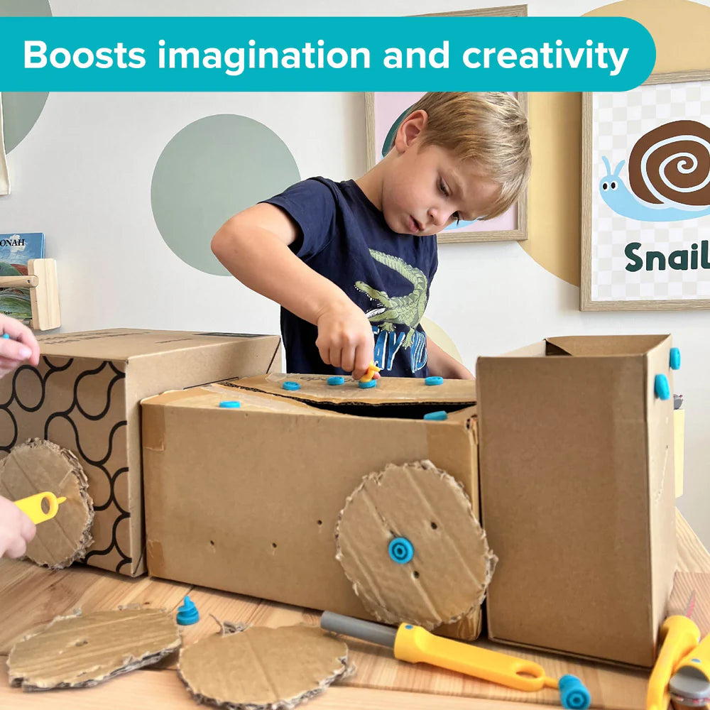 Makedo - Discover Kit - Cardboard Construction For 2-5 Makers