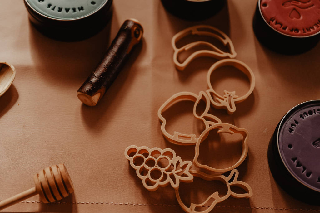 Kinfolk Pantry - Fruit Cutter Set - Eco Playdough Tool