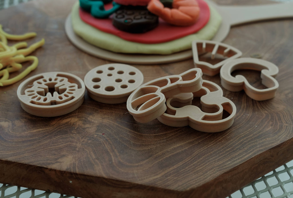 Kinfolk Pantry - Pizza Cutter Set - Eco Playdough Tool