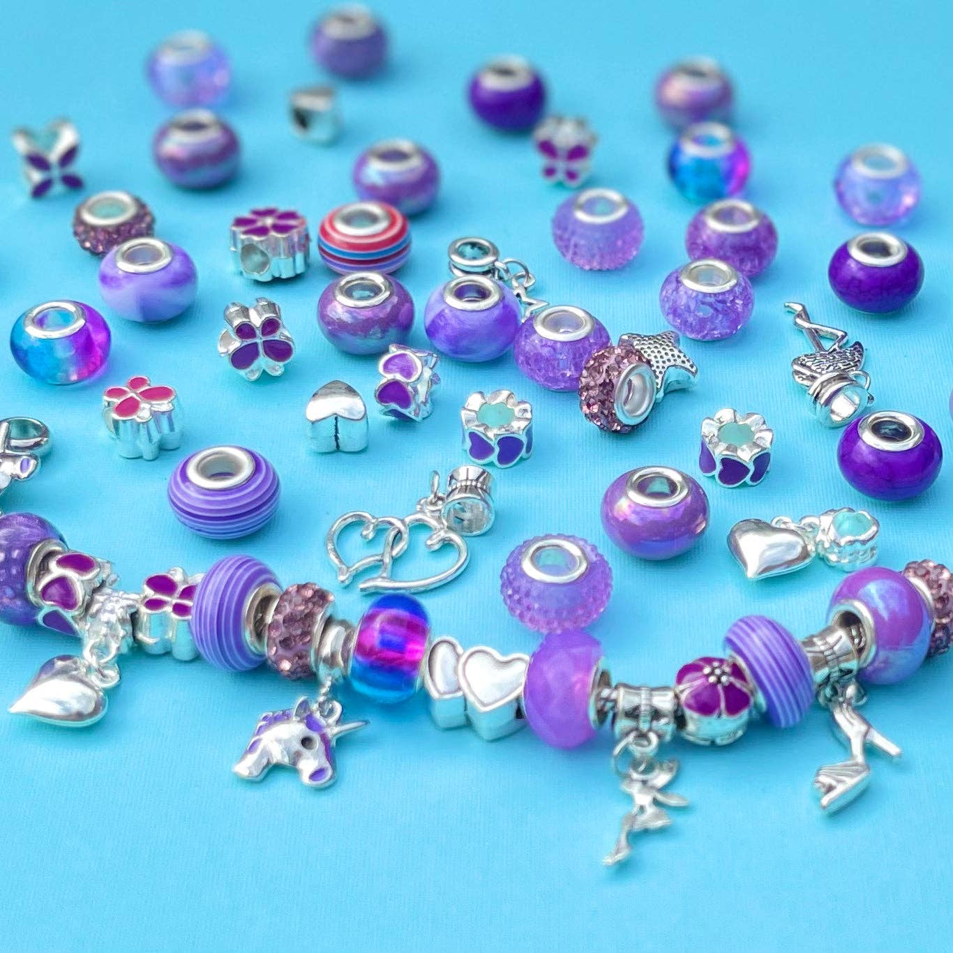 Sweet as Sugar Jewellery Making Kit Charm Bracelet Set