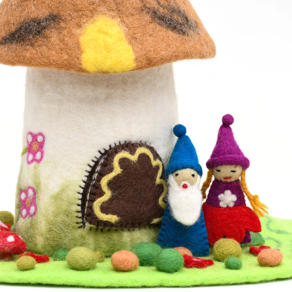 Tara Treasures - Fairy Toadstool Garden Play Mat Playscape