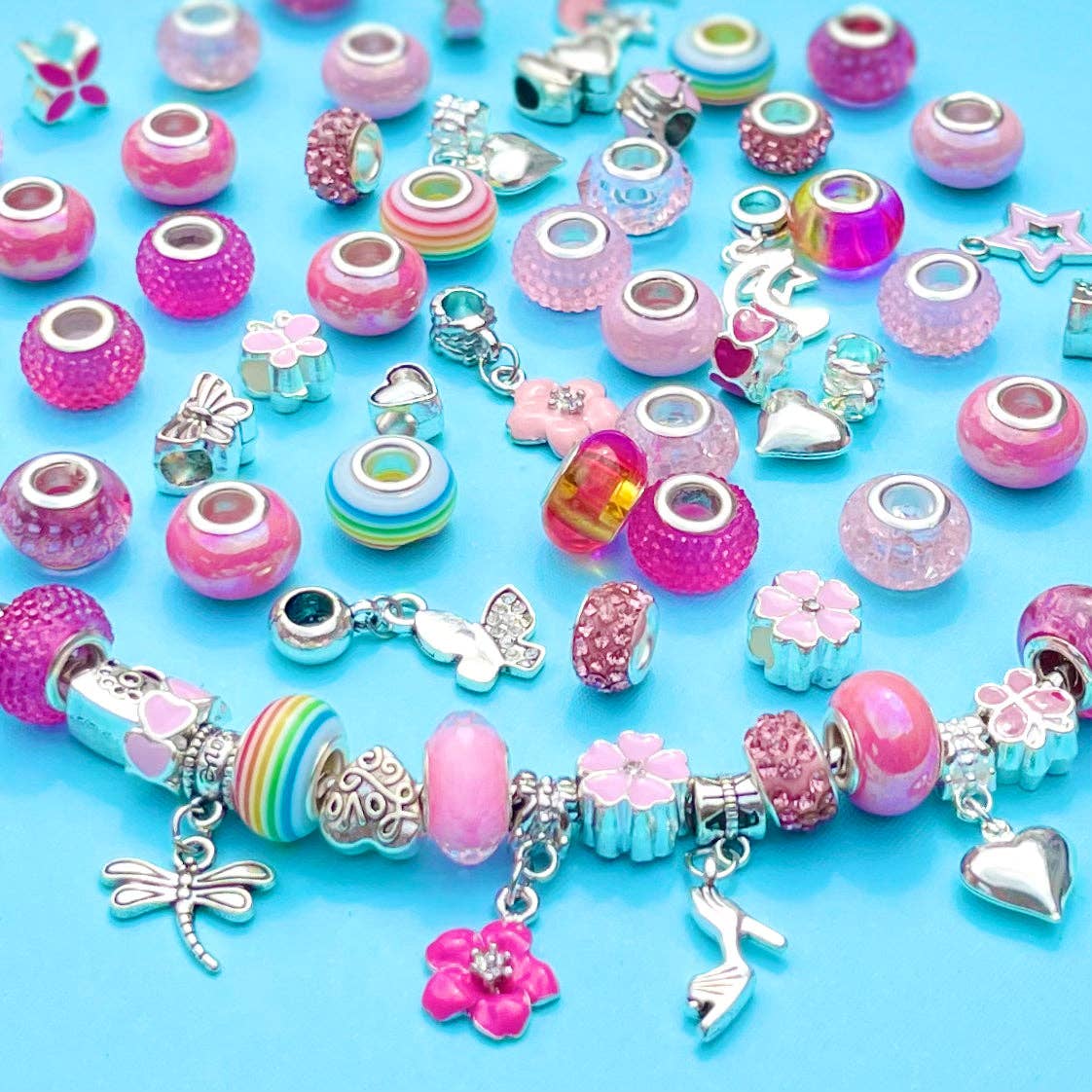 Sweet as Sugar Jewellery Making Kit Charm Bracelet Set