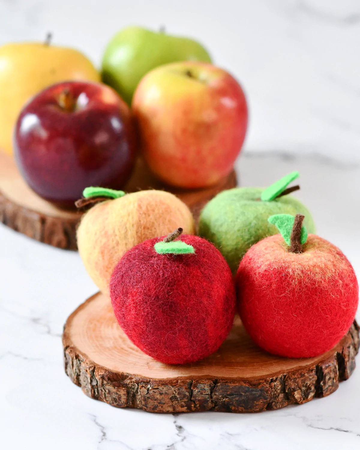 Tara Treasures - Felt Apples (Set of 4 Apples)