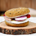 Tara Treasure Felt Bagel Stack Play Food Set