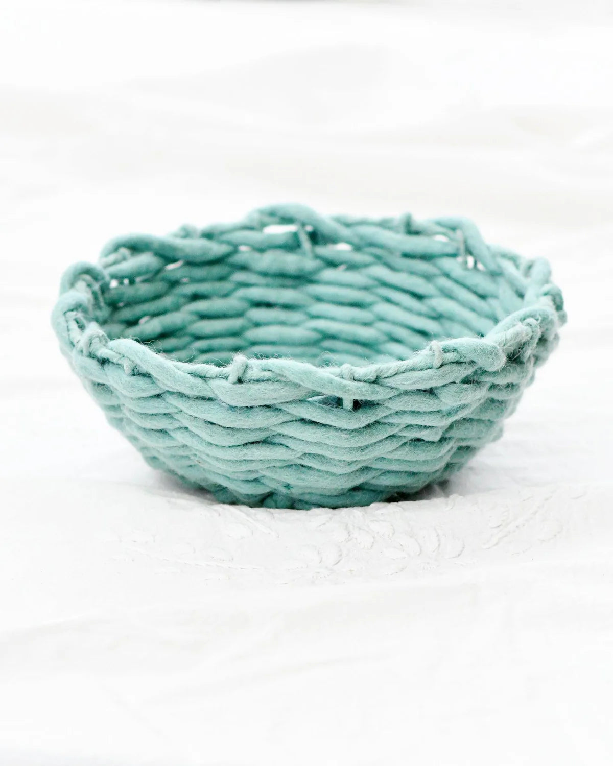 Tara Treasures - Felt Weave Basket  (Basket Only)